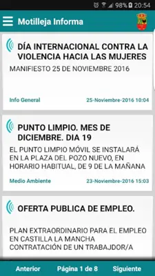 Motilleja Informa android App screenshot 1